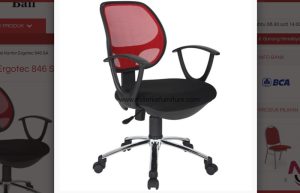 Kursi Kantor Ergotec Tampilan Modern dengan Rangka Kuat